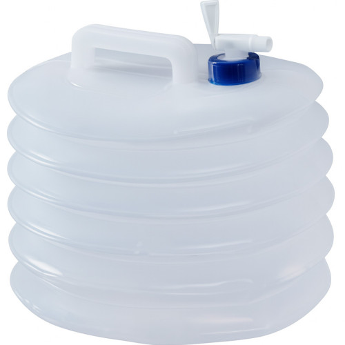 ViO PE-FT 5l, Каністра пакет для води складана з ручкою та краном, трансформер, 5 л, прозора