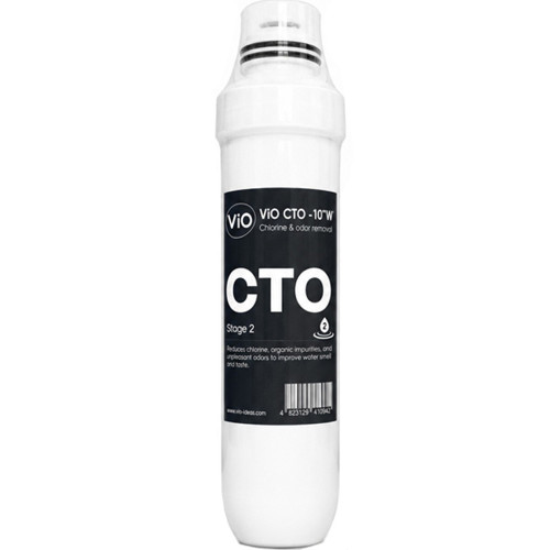 ViO CTO-10TW Carbon Block Filter, 1 шт., Змінний вугільний фільтр для пурифайєра ViO P172 та питного фонтана ViO