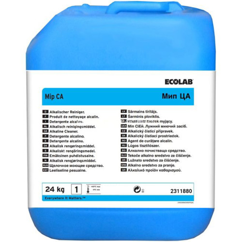 Ecolab, 24 кг, Концентрований засіб для дезінфекції бутлів, Mip CA