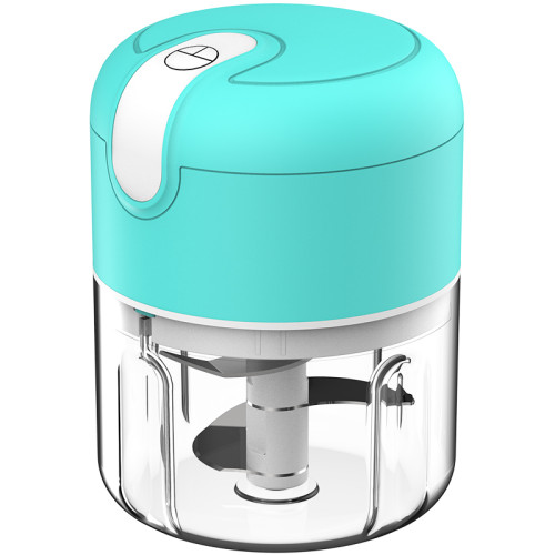 ViO K02, 250 мл, Акумуляторний USB подрібнювач продуктів, бірюзовий, 30W